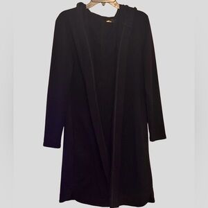 Xersion Black Hooded Cardigan